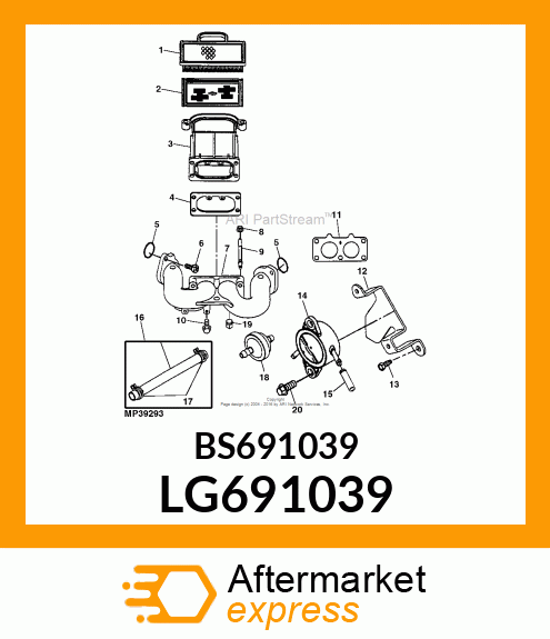 BRACKET, PUMP LG691039