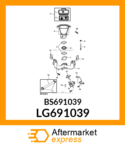 BRACKET, PUMP LG691039