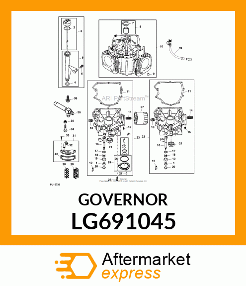 CRANK, CRANK, GOVERNOR LG691045