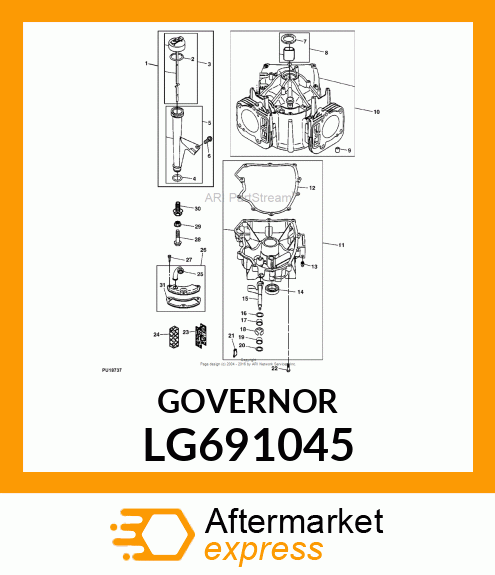 CRANK, CRANK, GOVERNOR LG691045