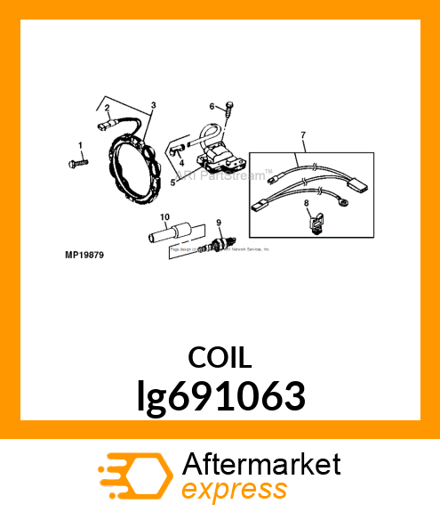 ALTERNATOR, 3 AMP lg691063