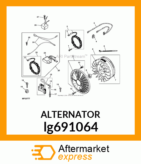 ALTERNATOR lg691064