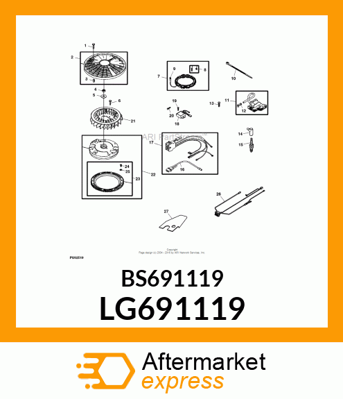 BOLT, CARRIAGE LG691119