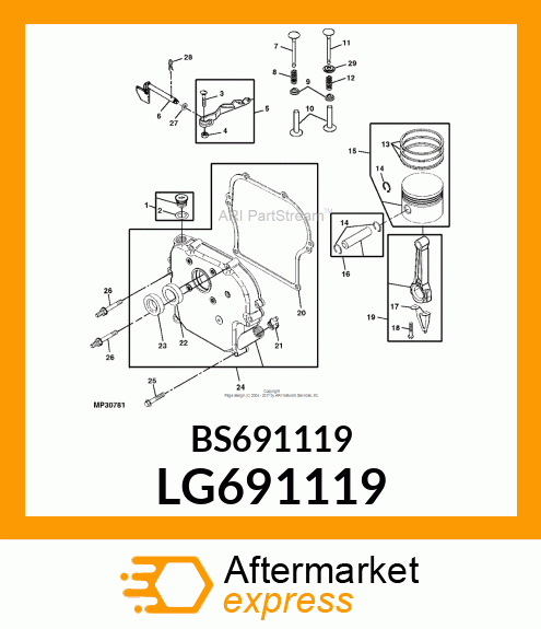 BOLT, CARRIAGE LG691119