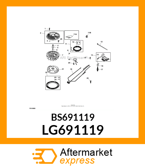 BOLT, CARRIAGE LG691119