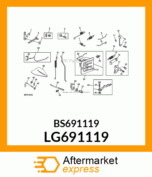 BOLT, CARRIAGE LG691119