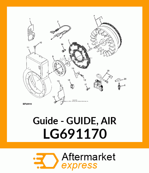 Guide Air LG691170