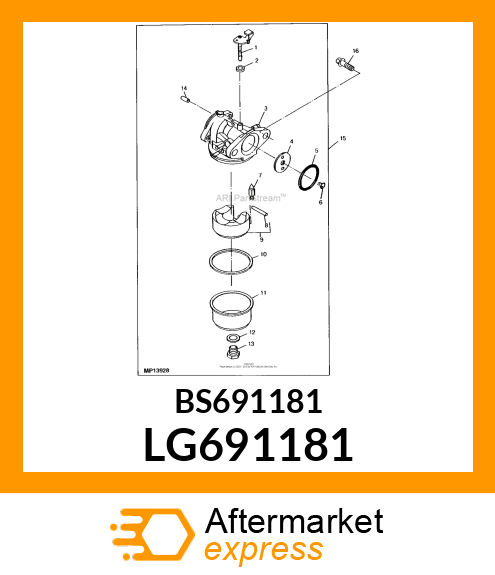 Valve Throttle LG691181