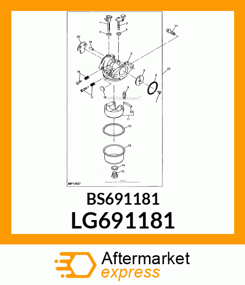 Valve Throttle LG691181