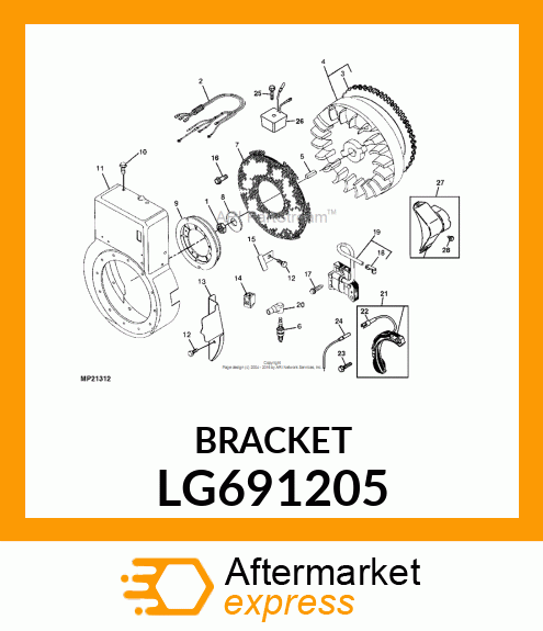 Guard Flywheel LG691205