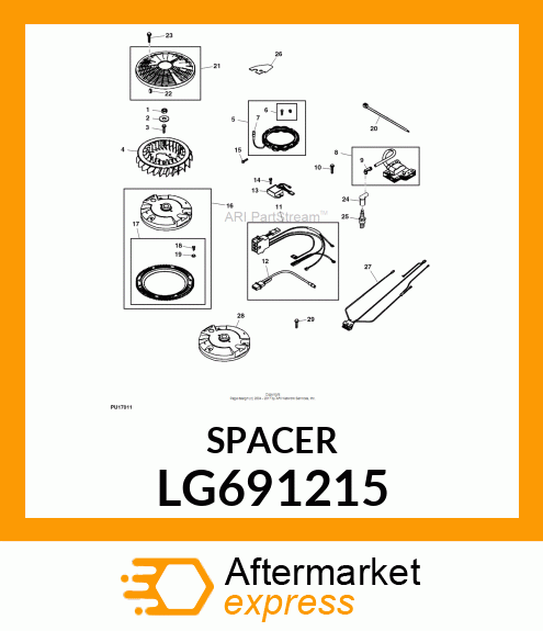 SPACER LG691215