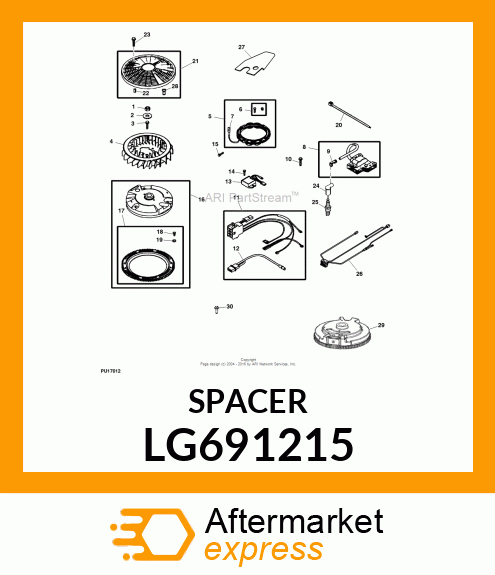 SPACER LG691215