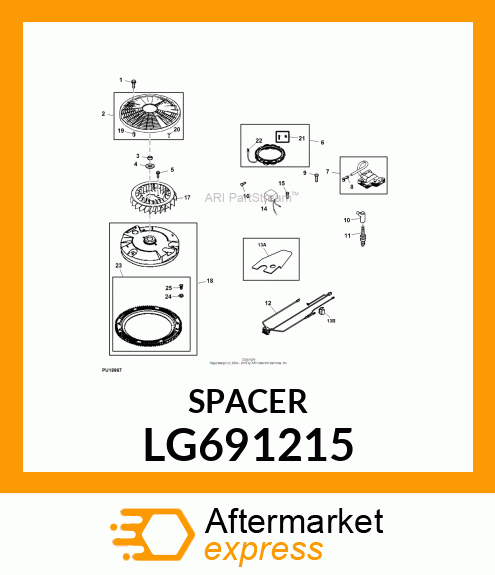 SPACER LG691215