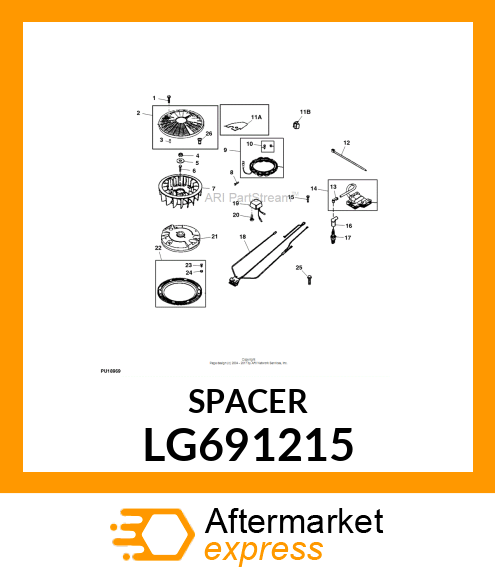 SPACER LG691215