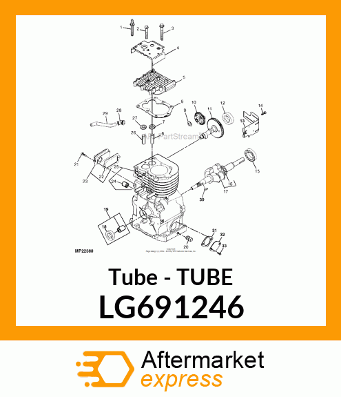 Tube - TUBE LG691246