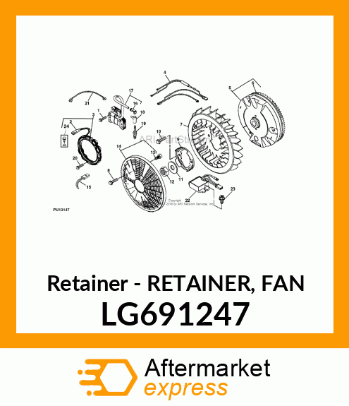 Retainer Fan LG691247