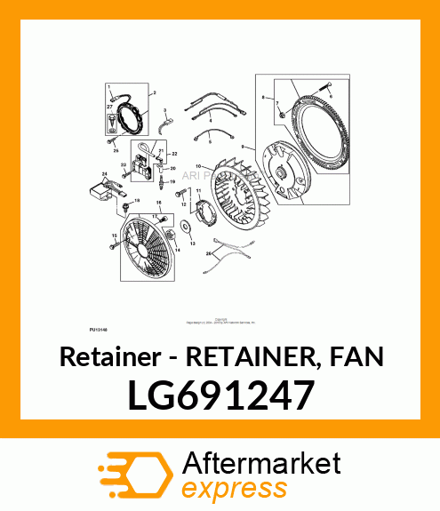 Retainer Fan LG691247