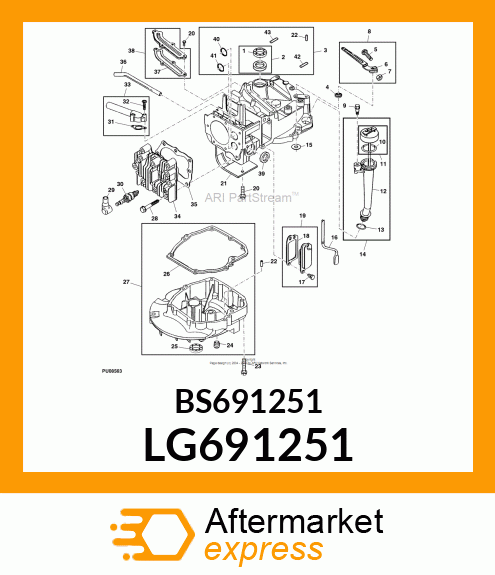 NUT, HEX LG691251