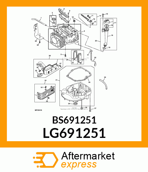 NUT, HEX LG691251