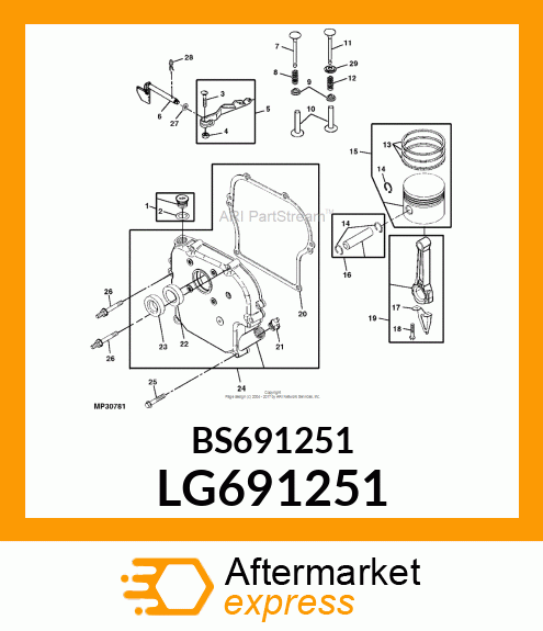 NUT, HEX LG691251