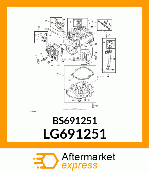 NUT, HEX LG691251