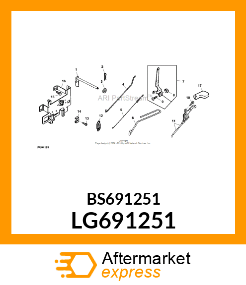 NUT, HEX LG691251