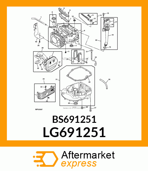 NUT, HEX LG691251