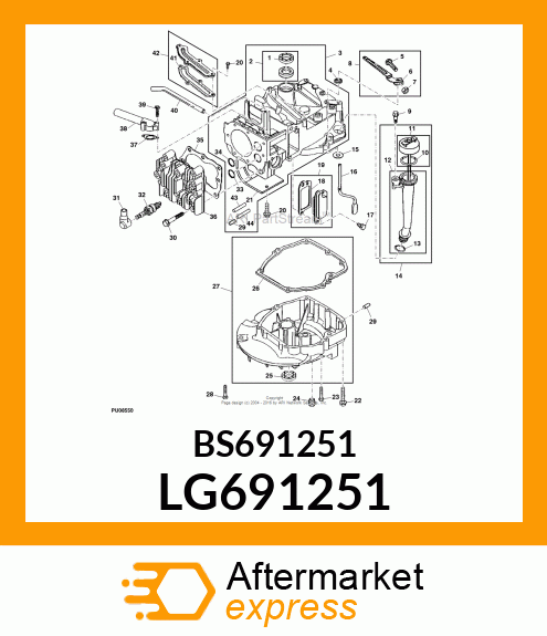 NUT, HEX LG691251