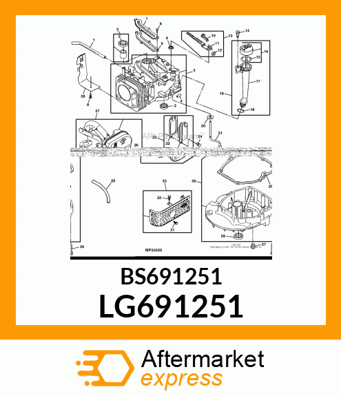 NUT, HEX LG691251