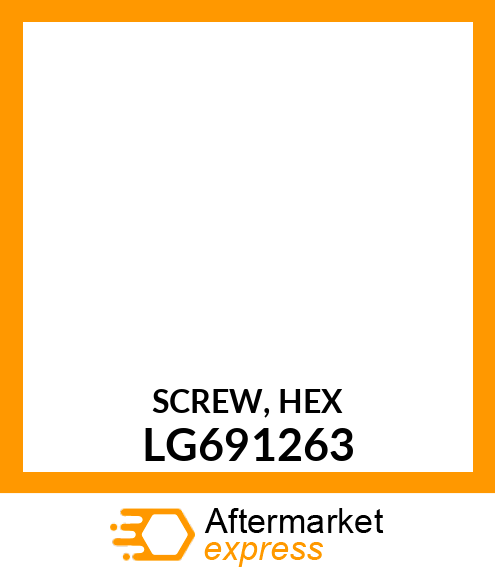 SCREW, HEX LG691263