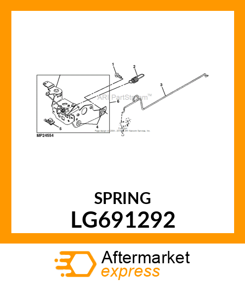 SPRING, GOVERNOR LG691292