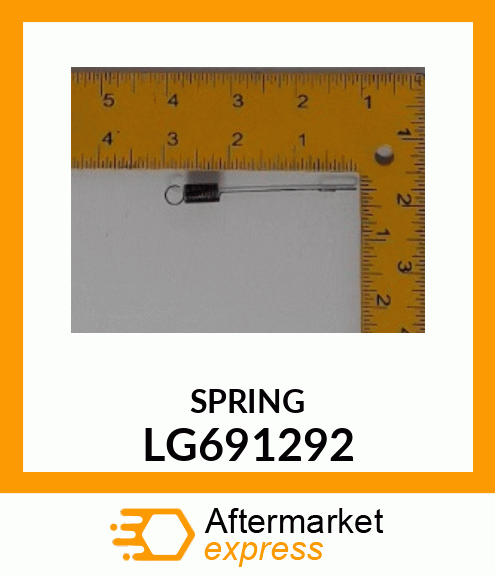 SPRING, GOVERNOR LG691292