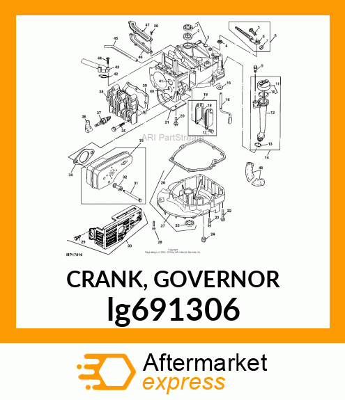 CRANK, GOVERNOR lg691306