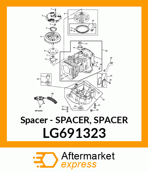 Spacer LG691323