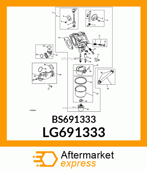 CAP, LIMITER LG691333