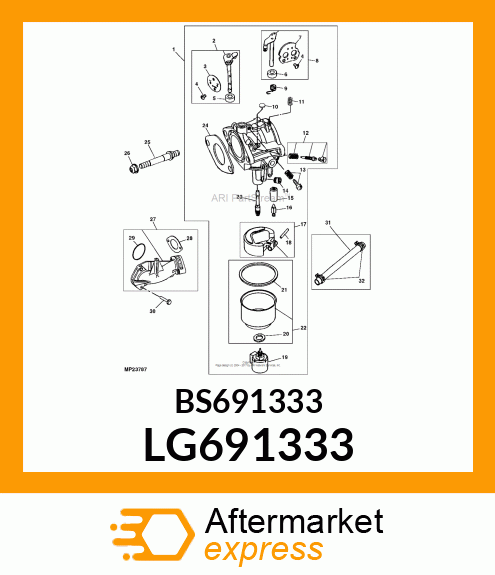 CAP, LIMITER LG691333