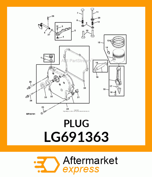 Cap Oil Fill LG691363