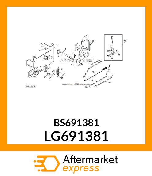 Lever Governor Control LG691381