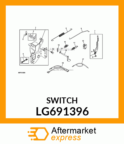 Pressure Switch LG691396