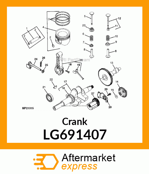 Crank LG691407