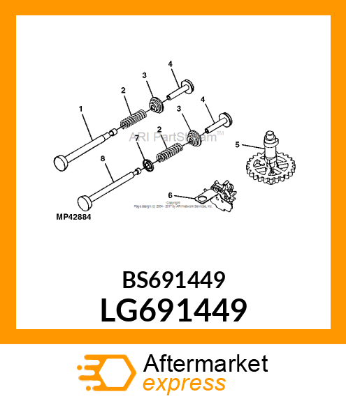 CAM, GEAR LG691449