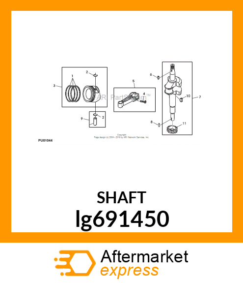 CRANKSHAFT ASSY lg691450