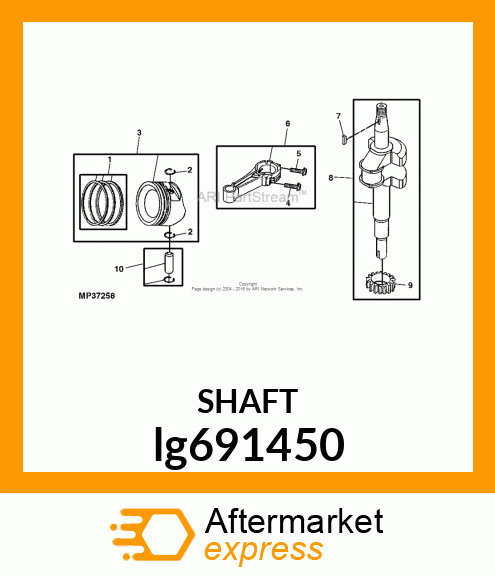 CRANKSHAFT ASSY lg691450