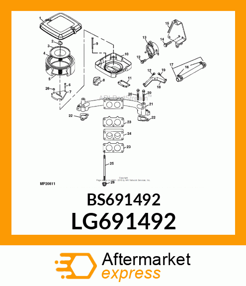 SCREW, HEX LG691492