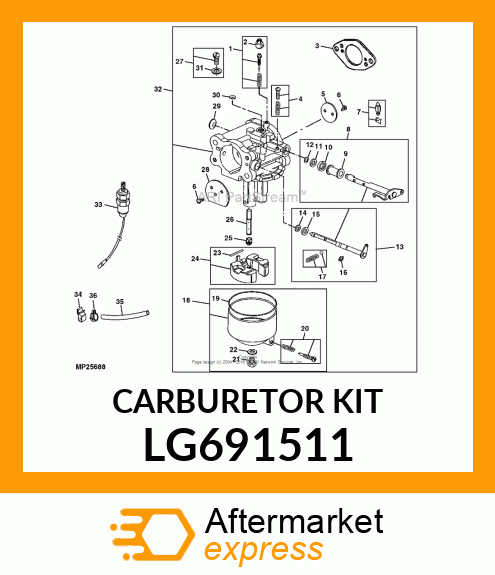 Screw - SCREW, BOWL MOUNTING LG691511