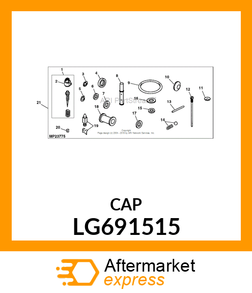 CAP, LIMITER LG691515