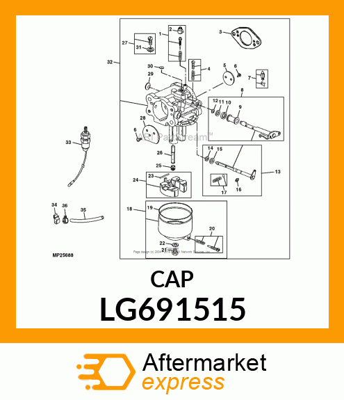 CAP, LIMITER LG691515