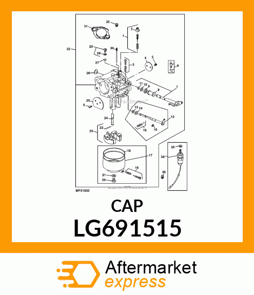 CAP, LIMITER LG691515