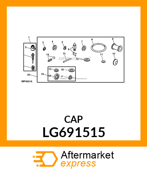 CAP, LIMITER LG691515