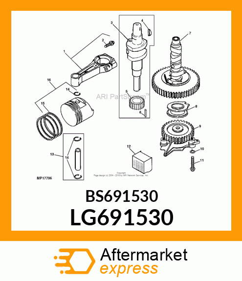 GEAR, GEAR, TIMING LG691530